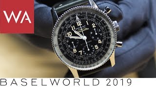 Baselworld 2019 Discover the new Breitling Navitimer Superocean amp Premier watches [upl. by Aisilef]