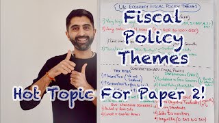 UK Fiscal Policy Themes  HOT TOPIC for Paper 2 Must Watch 🔥 [upl. by Everara163]