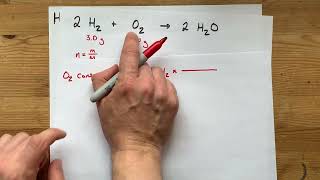 Find the Amount of Excess Reactant  Example [upl. by Koral]