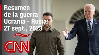 Resumen en video de la guerra Ucrania  Rusia 27 de septiembre de 2023 [upl. by Einnos]