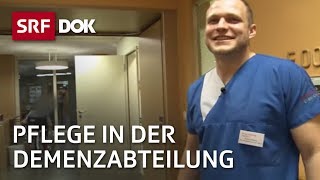 Pflegedienst in der Demenzabteilung  Reportage  SRF [upl. by Ecnaret587]