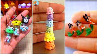 Tiny Polymer Clay Arts  Polymer Clay Tutorial  PolymerClay 10  TINY Creation [upl. by Aitsirt]