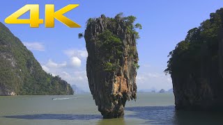 4K  Phang Nga Bay Thailand [upl. by Shelli]