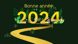 Carte de vœux virtuelle bonne année 2024 🍃☘️ FX181  Vidéostorytelling by Néologis [upl. by Gavette]