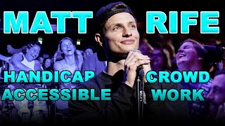 HANDICAP CROWD WORK COMPILATION Matt Rife [upl. by Sesiom]