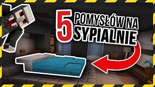 5 POMYSŁÓW NA SYPIALNIE W MINECRAFT ikea 20 [upl. by Nimoynib]