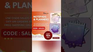 Creative Notepads Sale notepads creativenotebooks creativestationery stationaryitem art [upl. by Hanahs]