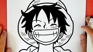 COMMENT DESSINER LUFFY ONE PIECE [upl. by Pare]