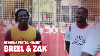 Breel Embolo et Denis Zakaria de retour à lentrainement [upl. by Aryan259]