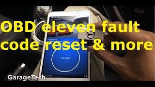 OBD eleven demo fault code read amp reset output test amp live data [upl. by Carmela699]