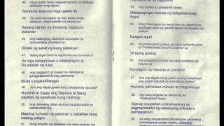 Tagalog Reviewer 4 of 7 Driving Exam [upl. by Lilia]