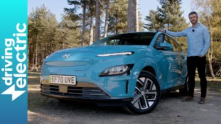 New 2021 Hyundai Kona Electric SUV review – DrivingElectric [upl. by Fasano]