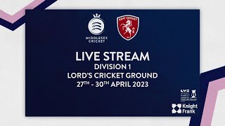 LIVE STREAM  COUNTY CHAMPIONSHIP I MIDDLESEX VS KENT I DAY TWO [upl. by Infeld]