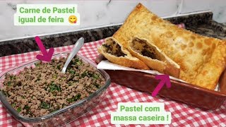 Carne moída de Pastel de Feira recheio saboroso e soltinho aprenda fazer essa delícia [upl. by Ynnaffit]