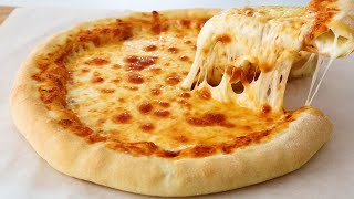 Found a new way to make Double Cheese Pizza No kneading Incredibly easy Best pizza in the world [upl. by Dlareme]