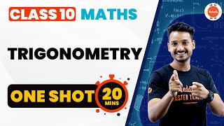 Trigonometry Class 10 One Shot in 20 Mins  CBSE Class 10th Maths Chapter8 Revision CBSE2024 [upl. by Novyaj]