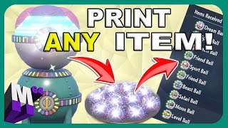 UNLIMITED Rare Pokeballs amp Rare Items Exploit GUARANTEED How To In Pokemon Scarlet amp Violet [upl. by Ytirev]