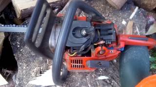 Chainsaw Husqvarna 236  New Replica cylinder from Aliexpress [upl. by Rheba]