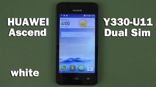 Распаковка Huawei Ascend Y330U11 DualSim White [upl. by Olenka9]