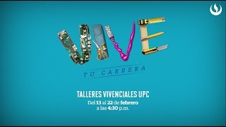 ¡Ven a los talleres vivenciales de la UPC [upl. by Ynnus]