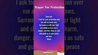 PRAYER FOR PROTECTION 🙏 PRAY WITH FAITHTRUST GOD 🙏prayer youtubeshorts shorts powerful [upl. by Parker]