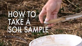 How to Take a Soil Sample [upl. by Ellek]