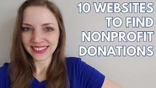 10 Sites to Find Donations and Donors  Nonprofit Fundraising [upl. by Ylhsa]