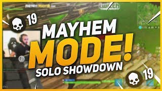 TSM Hamlinz  SOLO SHOWDOWN MAYHEM 19 KILL WIN Fortnite BR Full Game [upl. by Morry694]