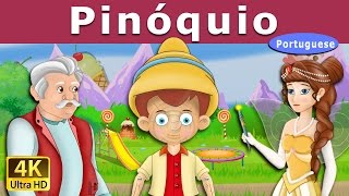 Pinóquio  Pinocchio in Portuguese  Portuguese Fairy Tales [upl. by Enilegna]