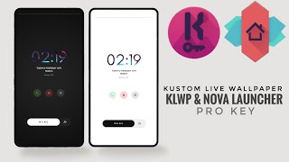 KLWP PRO 2021  kustom live wallpaper  TUTORIAL amp DOWNLOAD [upl. by Yorgos]