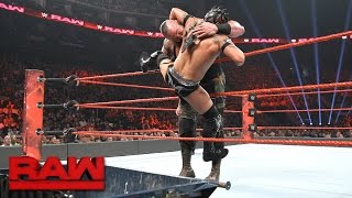 Kalisto vs Braun Strowman — Dumpster Match Raw April 24 2017 [upl. by Nagaer]