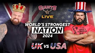 Worlds Strongest Nation 2023 UK vs USA [upl. by Dnomad]