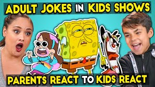 Parents React To Kids React To Funny Adult Jokes In Kids Shows [upl. by Maud]