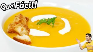 CREMA de CALABAZA y ZANAHORIA muy CREMOSA y DELICIOSA😍😱😋 tips y trucos ¡TE VA A ENCANTAR [upl. by Anselme]