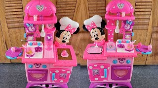 12 Minutes Satisfying with Unboxing Disney Minnie Mouse Kitchen set ASMR [upl. by Ailak879]