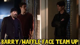 Barry and Savitar in Star Labs Savitar Flash Team up  The Flash 3x23 Finale Theories [upl. by Woolson581]