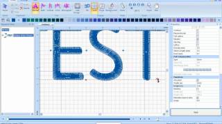 Changing Fill Stitch in BES Embroidery Lettering Software [upl. by March]