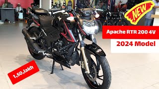 Tvs Apache rtr 200 4v 2024 New Model tvs apache rtr 200 4v 2024 [upl. by Pepita965]