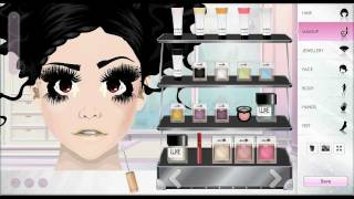 15 Stardoll Makeup Huge Eyes Halloween [upl. by Euv]