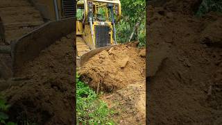 CAT D6R XL Bulldozer Operator Expertise Blowing roads on plantations bulldozer catd6rxl [upl. by Susi]