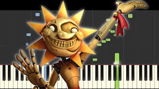 FNAF Security Breach  Superstar Daycare  Piano Tutorial [upl. by Lajes]