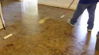 Do it yourself concrete staining How to stain concrete floors [upl. by Asenab]