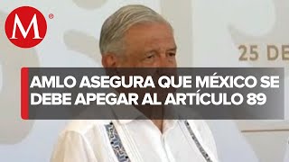 AMLO condena invasión de Rusia a Ucrania [upl. by Imelda]