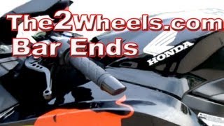 CBR600rr Bar End Removal and The2Wheelscom Bar End Installation amp Review [upl. by Yzus]