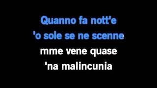 Luciano Pavarotti  O Sole Mio Karaoke [upl. by Mischa]