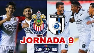 Chivas vs Queretaro Jornada 9 Guardianes 2020 [upl. by Chastity807]