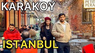 Turkey Walking Tour Istanbul 2024 karakoy Tourist GuidA lovely neighborhood for young people 4K [upl. by Elum72]