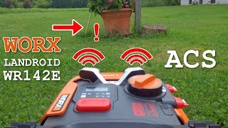 WORX Landroid WR142E • ACS installation and test [upl. by Charmine328]