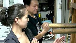 Wing Chun Wooden Dummy hands Era 29Oct09 [upl. by Calida]