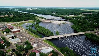 Riverfront Park Flooded  Chippewa River June 19 2018 [upl. by Lunette]